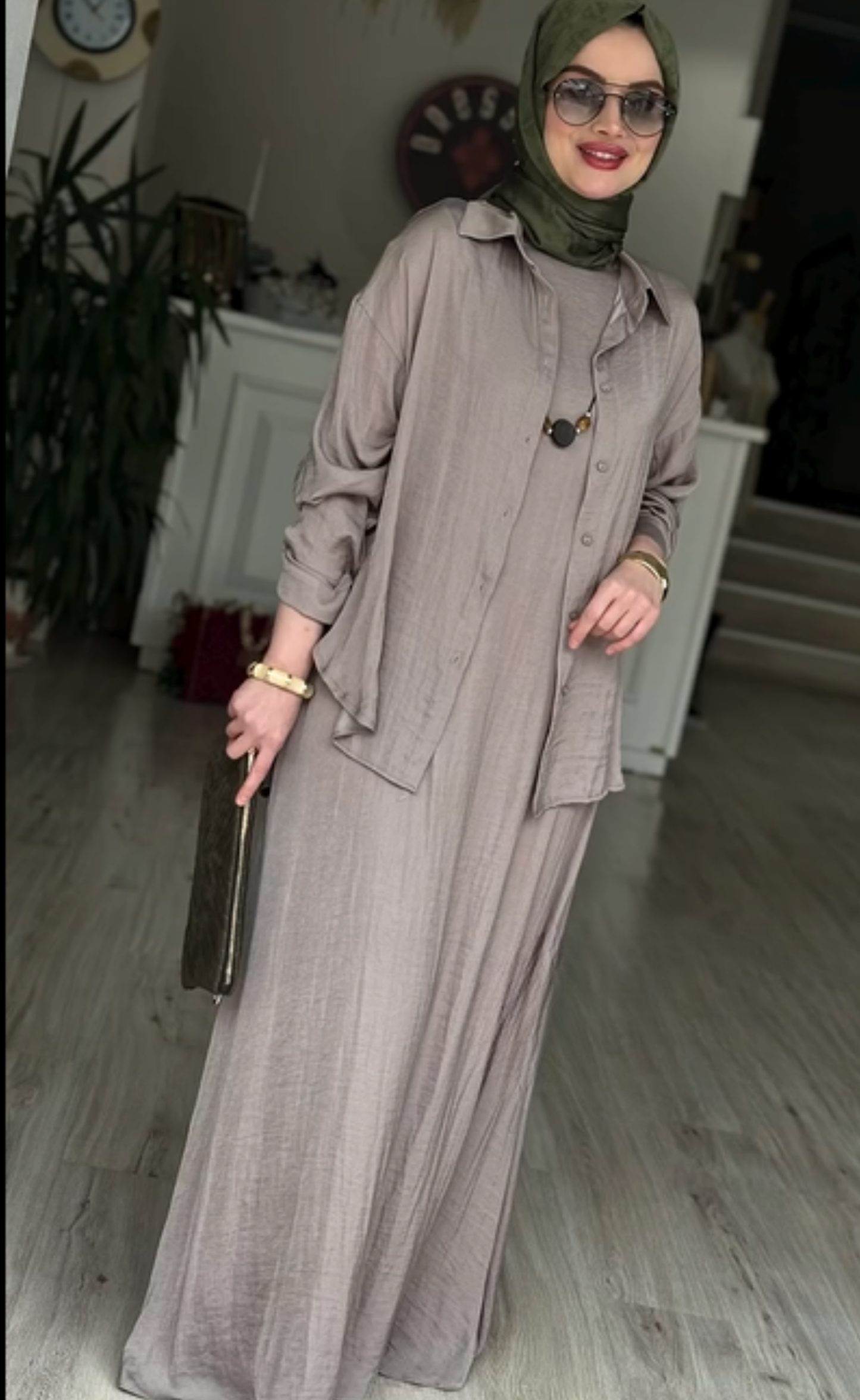 Ensemble élégant avec une touche de luxe