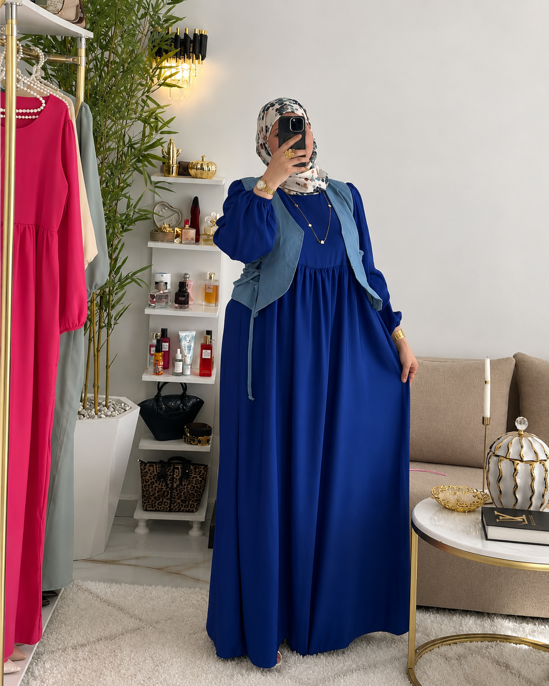 عباية أنيقة مع جيليت – راحة وأناقة فلوك واحد
