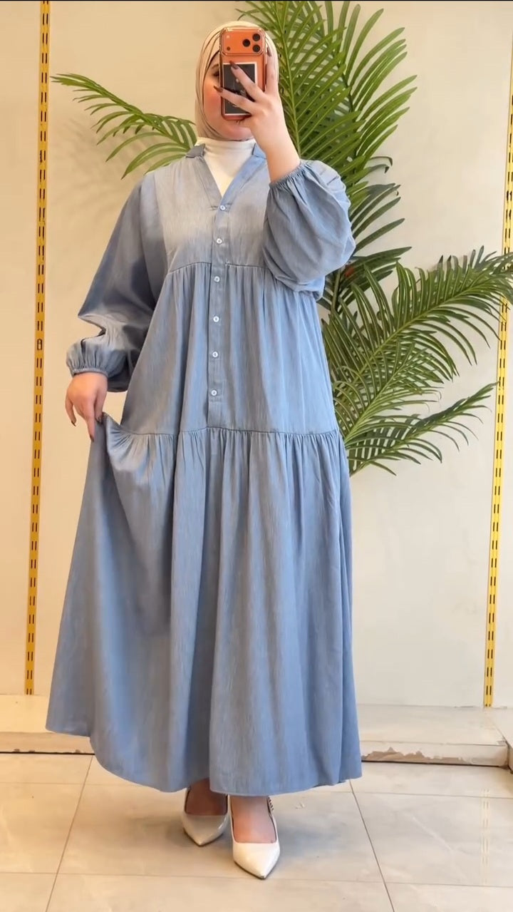 Robe en jean estivale et élégante