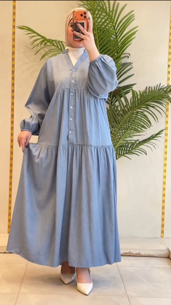Robe en jean estivale et élégante
