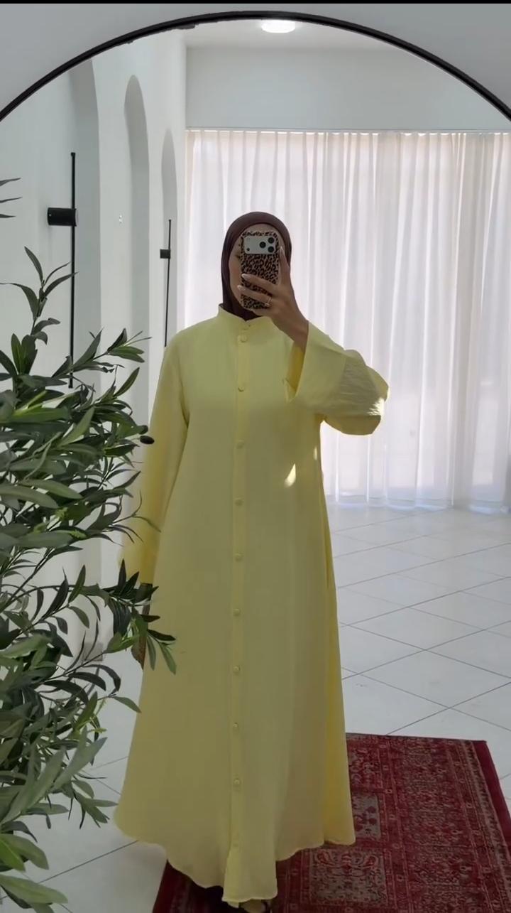 Robe chemise d'été pour voilées