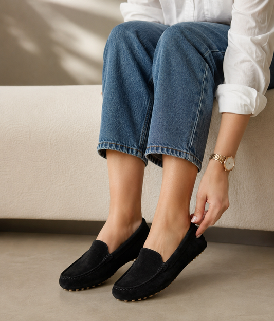 mocassin femme